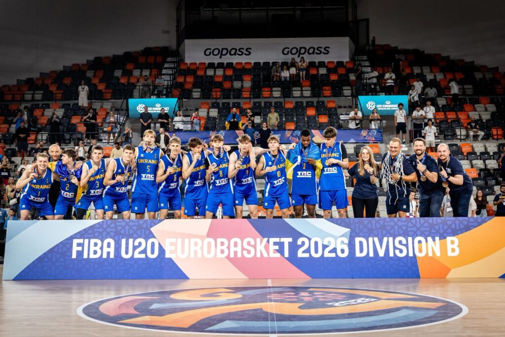 Вітаємо наших: збірна України – чемпіони Європи з баскетболу U20 у дивізіоні В